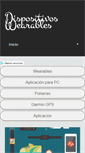Mobile Screenshot of dispositivoswearables.net